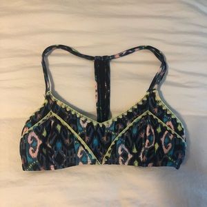 xhilaration blue target bathing suit top